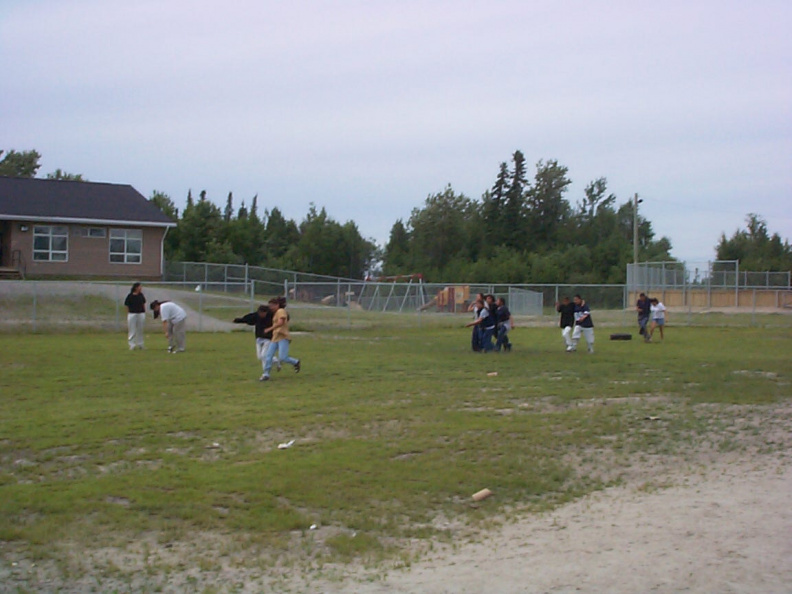 Here they come to the finnish line,looks like Susan and Ginger will win this one.