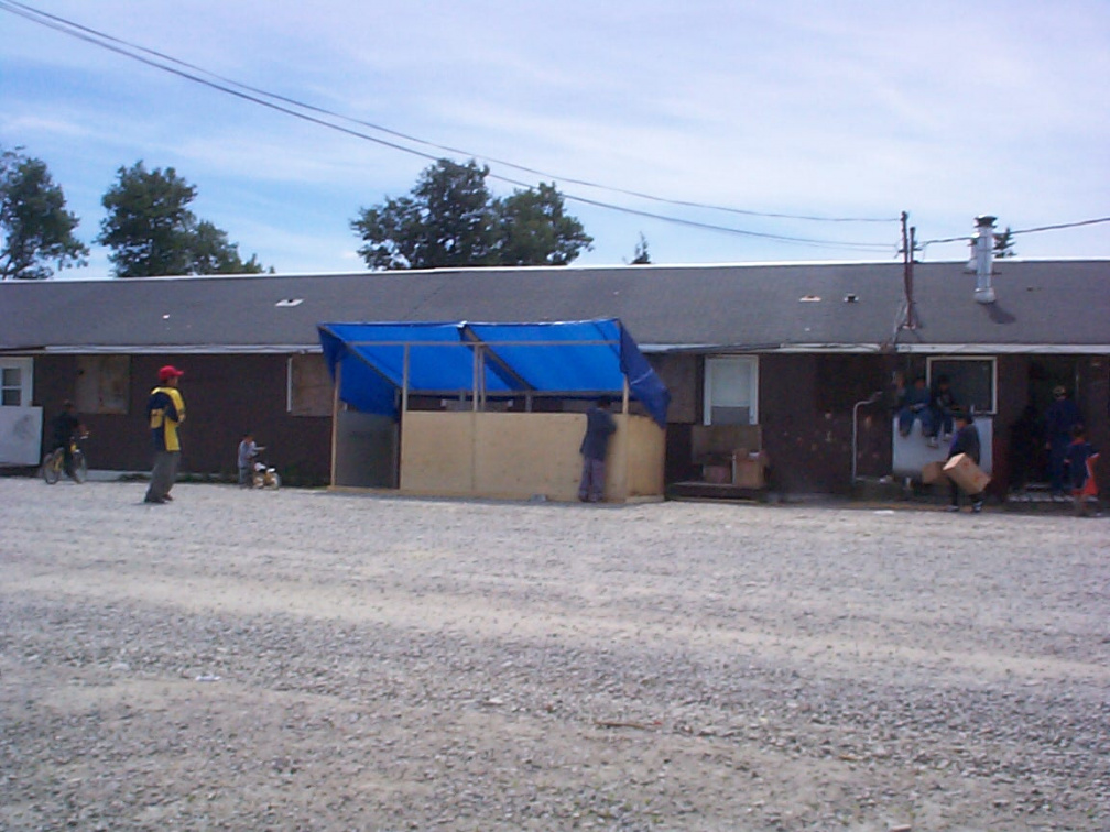 Theres the food stand,where they sold hotdogs,hambergers pop, chips, and ice cream.