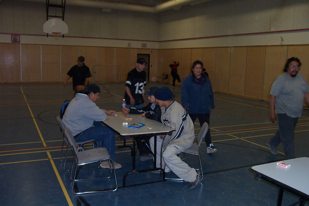 Our Recreation Worker set up a cribbage tournament for the community