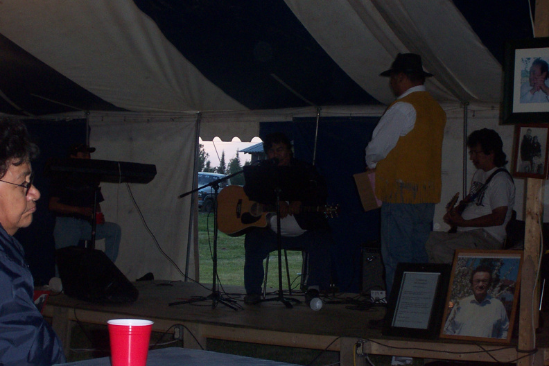 we have some people jamboreeing during the William Mamakeesic Memorial Feast.