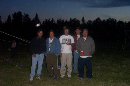 And here we have some Keewaywin members who went for the Sandy Lake Jamboree.
