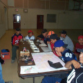 The kids were shown the tools and equipments the geologist uses to do his study on rocks.