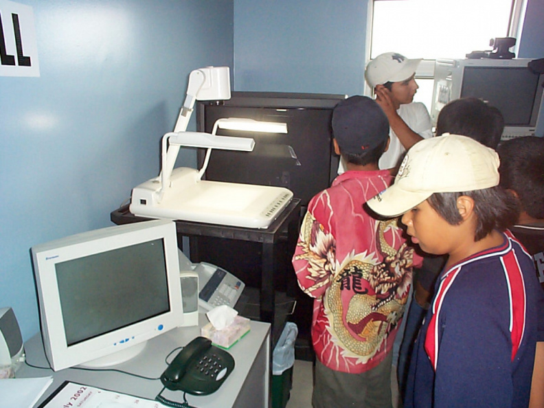 They got to see the different kinds of equipment.