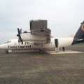 Here the plane is ready to leave for Thunder Bay, Ontario.