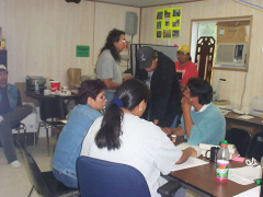 Here are the Health office Staff planning the next trip