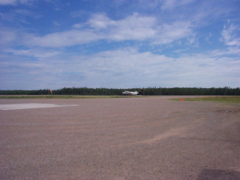 First Plane arriving in Deer Lake from Thunder Bay, ONT