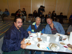 Deputy Chief Joe Meekis, Elder Donald Kakegamic and Chief John McKay