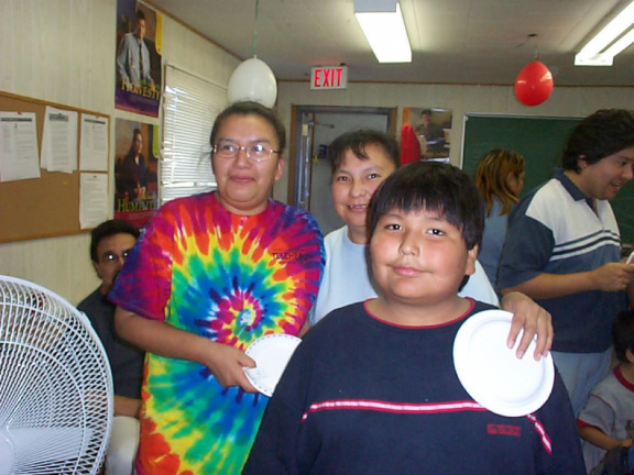 Lily Sawanas, April Meekis and Jarret Meekis posing for the camera.. Comments  &quot;Next time send the ice cream&quot;