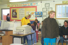 Elementry teachers visit KIHS HIGH.