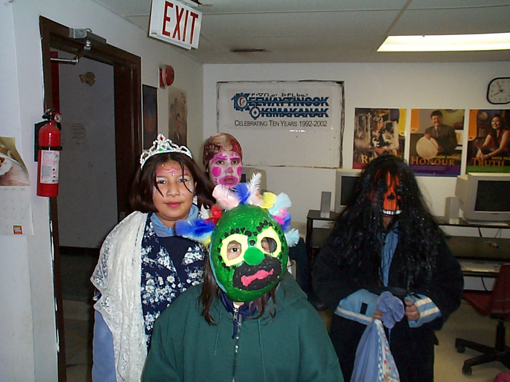 these are just some of the Trick or treaters that came into the ecentre