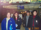 Gibbet, Jessie, James, Orpah - Winnipeg airport