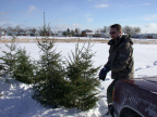 Steve Zussino, aka HoHoHo, Builds a Windbreak !