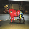 Another picture taken of the RCMP moose in the CN Tower.