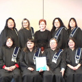 Graduate photo with Instructor