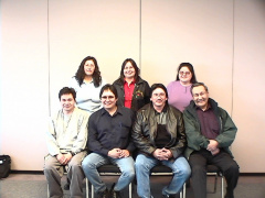 ACSWP Avisory Committee from back left,Georgette O'Nabigon-Matawa First Nations,Rolelee Davis-Shibogama First Nations Council,Ro