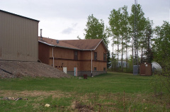 A view from the Community Hall side.