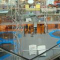 A place where some of the students wanted to go jumping, but they never had the chance.. too late, as the mall was closing.   :-
