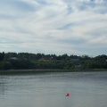 A view from the docks.  Here is the Health clinic.