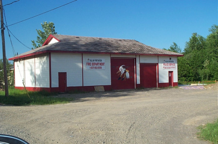 Gull Bay's Fire and Police Service Station.