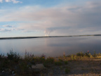 This picture was taken down by the lake, by the pump house, by the water treatment plant.