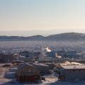 I was really into taking pictures of the land, and ice burgs...  It was such beauty....