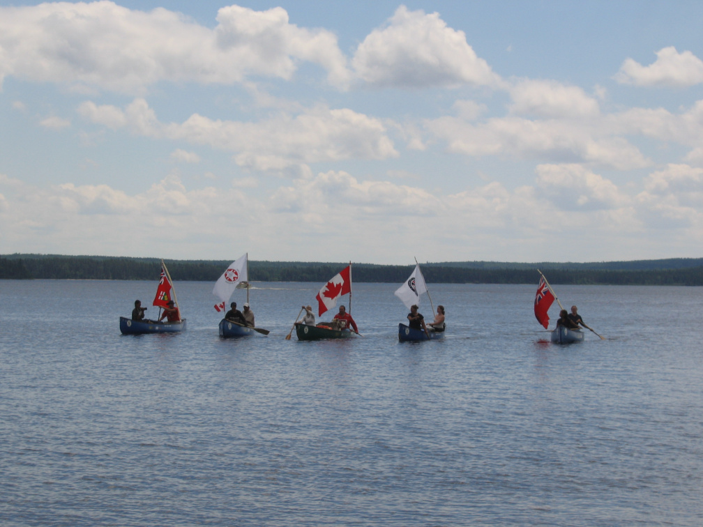 Reinactment of the James Bay Treaty Party (1905)