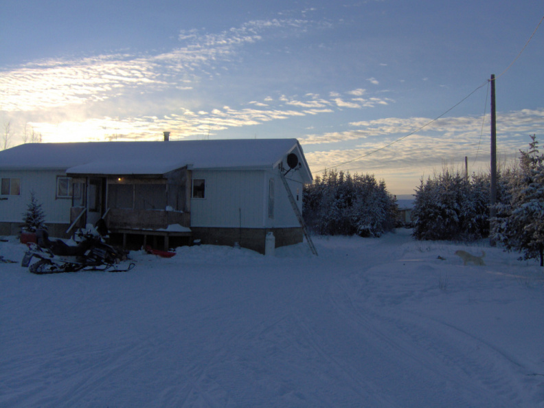 A cold morning in Koocheching