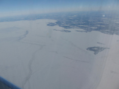 Great Slave Lake from the air