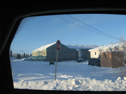 Visiting N'dilo territory just beside Yellowknife on Latham Island