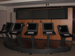 Video conferencing equipment at the museum