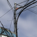 Fiber on the pole in Attawapiskat