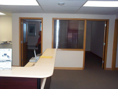 Reception Area of the Conduit office in Thunder Bay