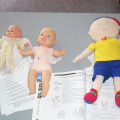 Here are a few of the doll's that will be used in aiding the learning process of CPR'ing infants.