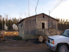 The Deer Lake cable headend. This building is also the local TV and radios station.