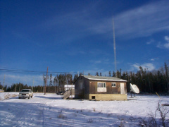 The cable headend and radio station.