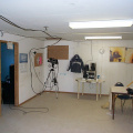 The interior of the radio station.