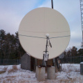 The C-Band dish in Sioux Lookout with the new Linkway system installed on Nov 13, 2002