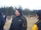 Lita Pemmican and Mary Sawanas talking about how good the food looks