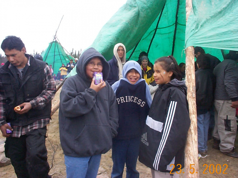 Here are some of the Youth enjoying the cold weather