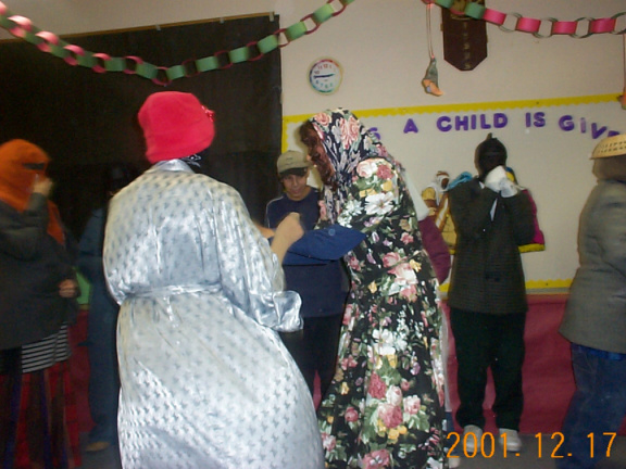 The Mummer's Song is a dance from the East Coast and is an old Christmas tradition.