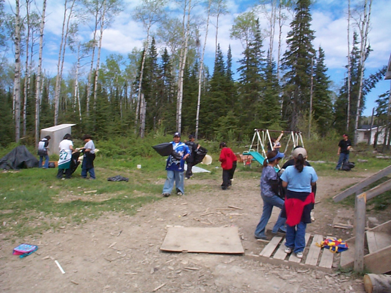 Each student was expected to at least fill up one garbage bag.