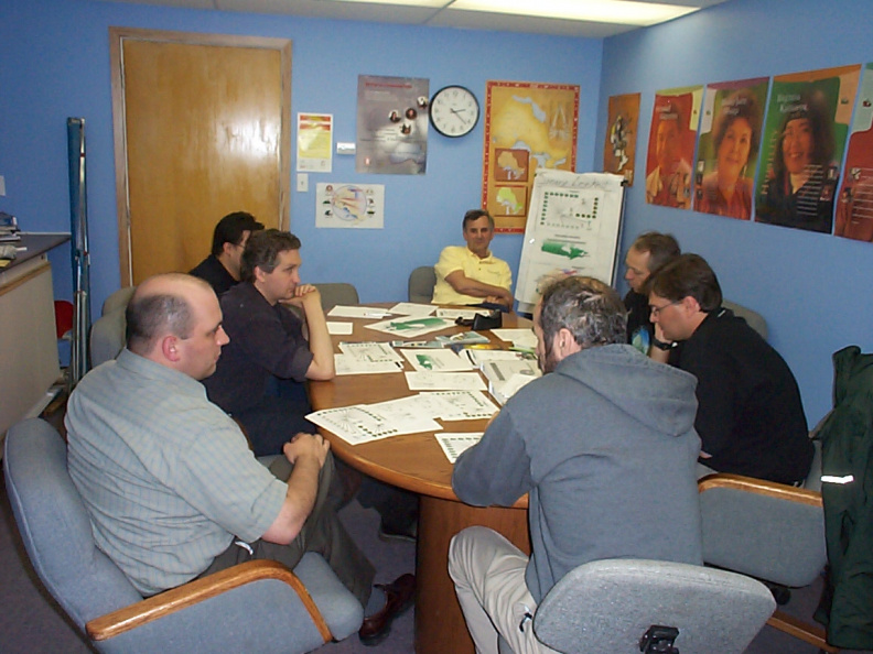 Carl Seibel, Telecommunications Officer with Industry Canada's FedNor program participated throughout the two days of meetings