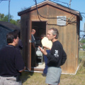 From the K-Net Boardroom, everyone walked over the Shibogama First Nations Council office and linked to the Health Centre in Kee