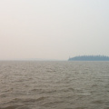 here we can barely see the islands