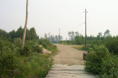 at the top u can see the smoke hanging over the trees
