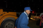 And here is one of our elders Donald Kakegamic Getting ready to board the plane