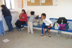 some more shots of evacuees getting ready to leave for Sioux Lookout.