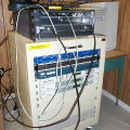 The uBR7223 is now feeding a signal into the cable system. Internet connectivity is still provided through the Cisco 2621 in the