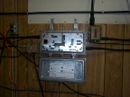 The amplifier at the cable headend, opened up for alignments.