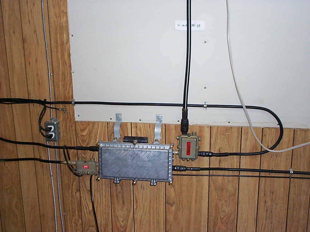 The main amplifier tuned and closed up.